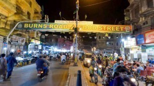 'Burns Road Food Street | Karachi Food Street| Night Life Karachi #karachi #pakistan'