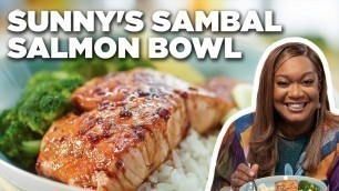 'Sunny Anderson\'s Sambal Salmon Bowl | The Kitchen | Food Network'