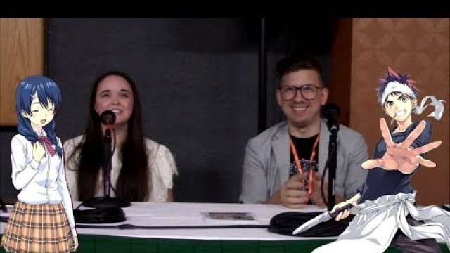 'Food Wars Panel with Blake Shepard and Jad Saxton at Anime Austin 2018'