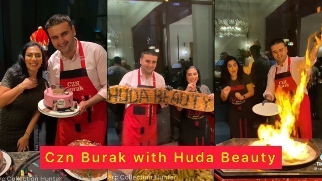 'Czn Burak | Czn Burak With Huda Beauty | Turkish Chief Czn Burak Amazing Food