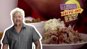 'Guy Fieri Eats Tennessee Smoked Barbecue | Diners, Drive-Ins and Dives | Food Network'