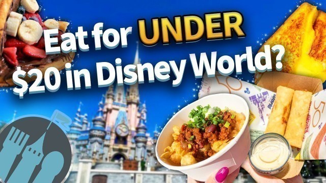 'Can We Eat for Under $20 a Day in Disney World?'