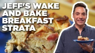 'Jeff Mauro\'s Wake and Bake Breakfast Strata | The Kitchen | Food Network'