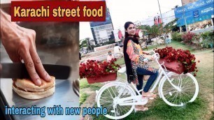 'trying karachi street food | interacting with hindu family ❤'