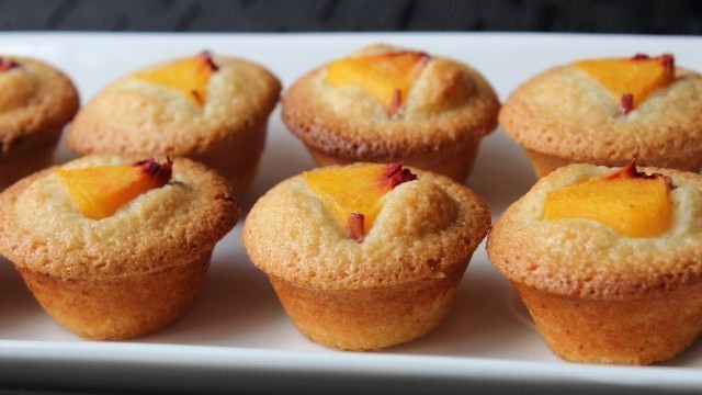 'Peach Financier Recipe - How to Make Peach Almond Cakes'