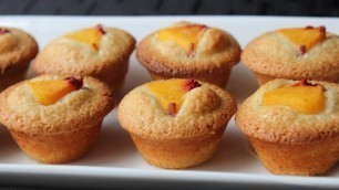 'Peach Financier Recipe - How to Make Peach Almond Cakes'