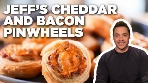 'Jeff Mauro\'s Cheddar and Bacon Pinwheels | The Kitchen | Food Network'