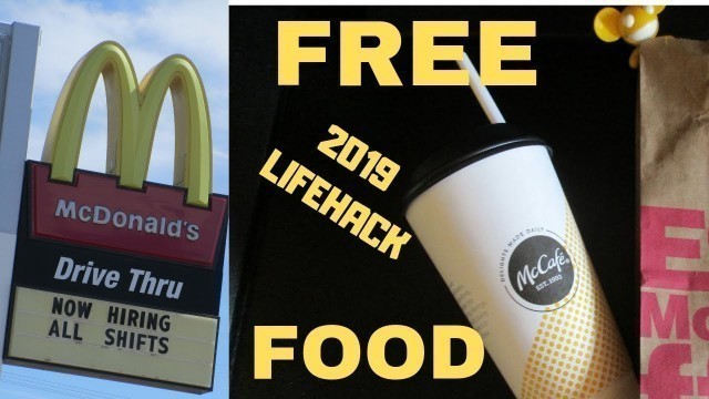 'Get FREE FOOD from Mcdonalds - Mcdonald\'s Coupons HACK!!! Recession 2019 Survival- SAVE MONEY NOW!'