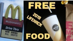 'Get FREE FOOD from Mcdonalds - Mcdonald\'s Coupons HACK!!! Recession 2019 Survival- SAVE MONEY NOW!'