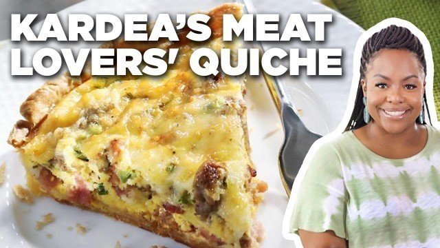 'Kardea Brown\'s Meat Lovers\' Quiche ​| Delicious Miss Brown | Food Network'