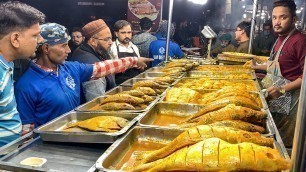 'Balochi Fried Fish & Grilled Fish at Khan Quetta | Street Food Spicy Masala Fish Fry - Machli Farosh'