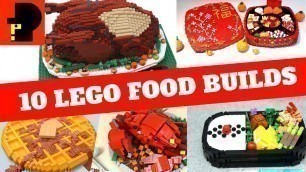 '10 LEGO FOOD BUILDS'