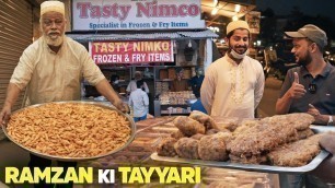 'Ramzan ki Tayyari | Special Iftar Items at Tasty Nimco | Karachi Street Food'