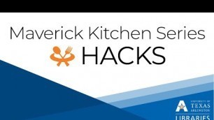 'Maverick Kitchen: Vegan Hacks | UTA Libraries'