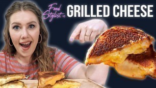 'Food Stylist Makes Ultimate Grilled Cheese from the Movie Chef + Cheese Pull Secret'