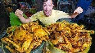 'Indonesia\'s PSYCHEDELIC Sambal Fried Chicken!! 5 Amazing STREET FOODS in Yogyakarta!'