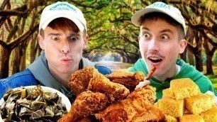 'Brits try REAL Southern Fried Chicken for the first time!'