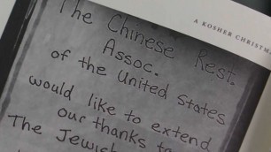 'Exploring American Jews\' tradition of eating Chinese at Christmas'