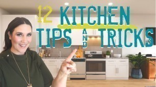 '12 KITCHEN TIPS AND TRICKS \\ KITCHEN HACKS & LIFE HACKS FOR LUXURY APARTMENTS'