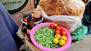 'Karachi street food // Local name (Chatpata Sev) // Indian style chatpata sev // #godhra #viral'