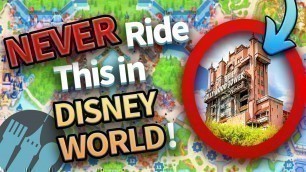 '9 Rides You Should NEVER Ride in Disney World'