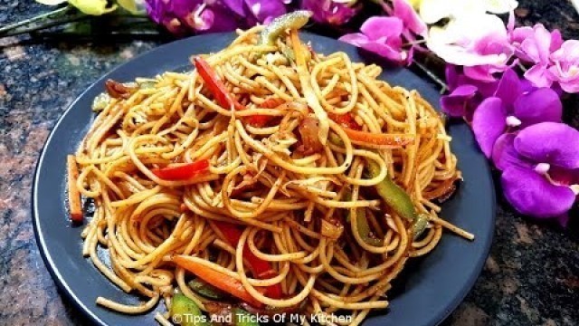 'Veg Chow Mein Recipe In Hindi | Vegetable Chowmein Indian Style | How To Make Veg Chow Mein'