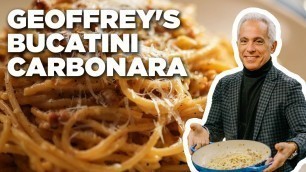 'Geoffrey Zakarian\'s Bucatini Carbonara | The Kitchen | Food Network'