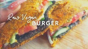 'Raw Vegan Challenge Day 7 | How to Make Raw Vegan Burger |  Korenn Rachelle'