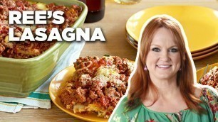 'Ree\'s Hearty Cowboy Friendly Lasagna | The Pioneer Woman | Food Network'