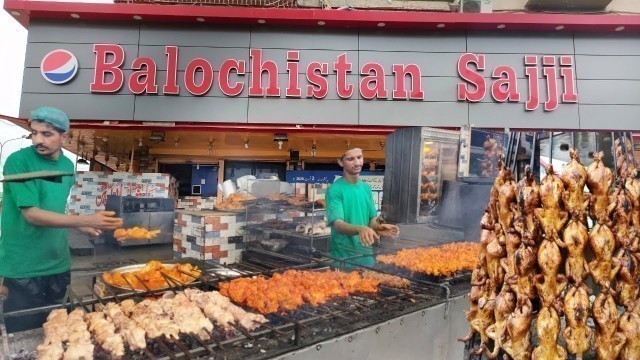 'Balochi Tikka | Balochi Charga | Chicken BBQ | Street food of Karachi Pakistan'