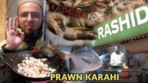 'Amazing Live Seafood | Karachi Street Food | Prawn Karahi + Grilled Fish + Lobsters + Crabs'