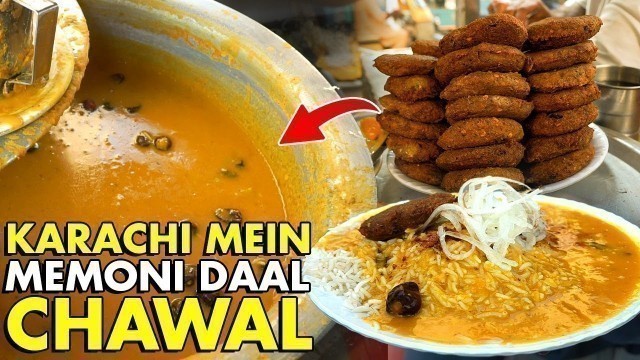 'Karachi Mein Mil Rahey Hain 70 Rupay ke Daalchawal | Street Food | Daal Chawal | Metafood'