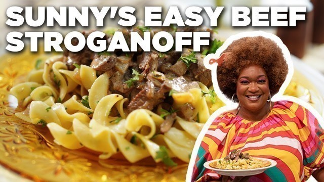 'Sunny Anderson\'s Easy Beef Stroganoff | The Kitchen | Food Network'