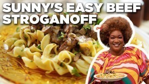 'Sunny Anderson\'s Easy Beef Stroganoff | The Kitchen | Food Network'