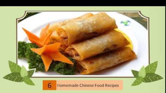 'Homemade Chinese Food Recipes'