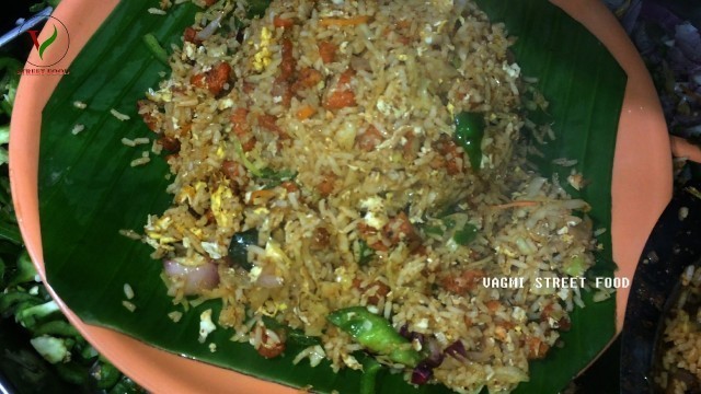 'Making of CHICKEN FRIED RICE - FAST FOOD STYLE | INDO-CHINESE RECIPE | VAGMI STREET FOOD'