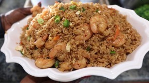 'Chinese SHRIMP FRIED RICE recipe under 30 minutes! You will never do take out again! Mansa Queen'