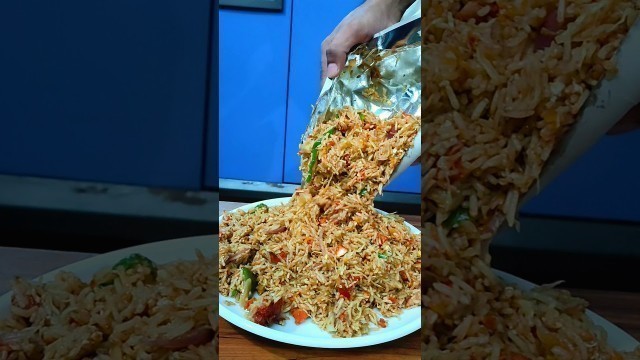 '(Very Fast) Chicken Fried Rice Eating Challenge Without Water- Food Challenge - Food Eating -Tamil'