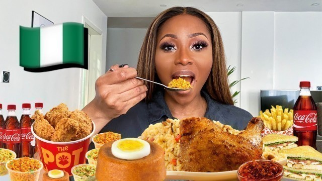 'NIGERIAN FAST FOOD MUKBANG - I WAS SO HUNGRY! 