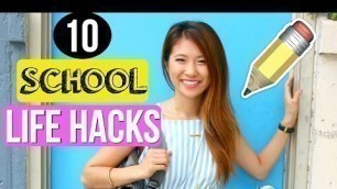 'Life Hacks for High School & College + Study Tips!'