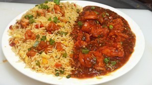 'Chicken Manchurian Gravy with Chicken Fried Rice Easy & Fast Chinese Recipe |Cooking with Chef Ashok'