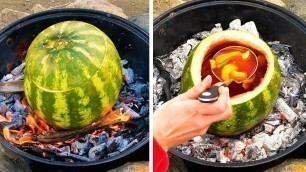 'UNUSUAL WAYS TO COOK OUTDOORS || 5-Minute Recipes to Make Your Camping Experience Unforgettable!'