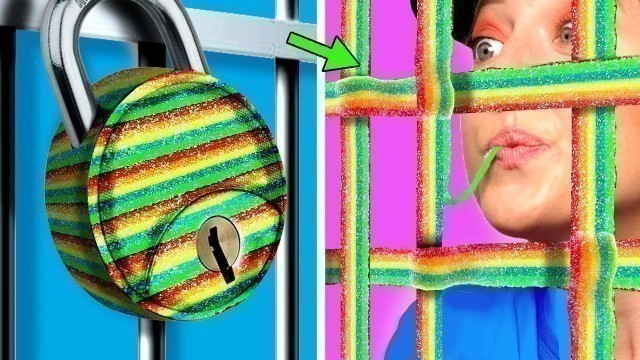 'CRAZY WAYS SNEAK FOOD INTO JAIL || Best Food Sneaking Ideas by GOTCHA!'