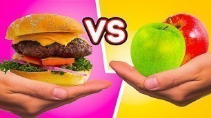 'WHAT DO YOU PREFER? || Healthy Food Recipes VS Fast Food'