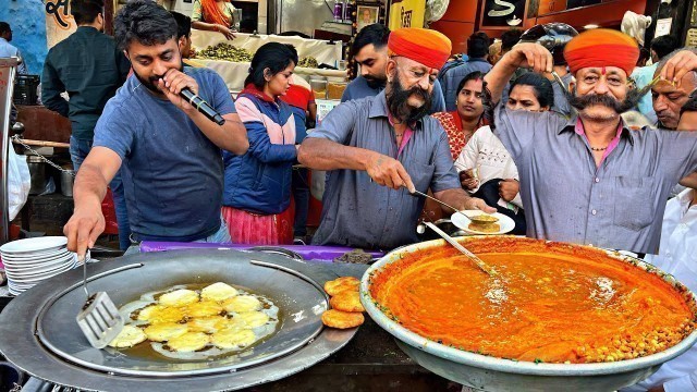 'मारवाड़ी uncle की famous chole टिक्की in jodhpur street Food India'