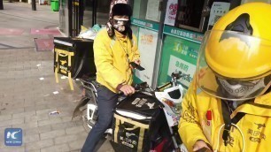 'Quarantine Food Delivery Wuhan China Covid-19 Coronavirus'