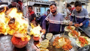 'Master Chef Making Matka Chesse Omelette | Street Food India | King Omelette Jalandhar'