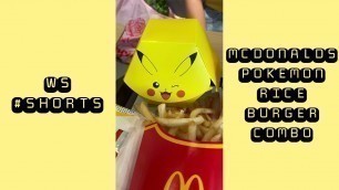 'Pokemon Rice Burgers at McDonalds? #Shorts'