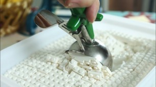 'Lego SHAVED ICE Dessert! - LEGO in Real Life / Stop Motion Cooking'