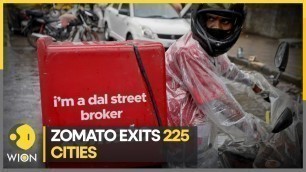 'India: Deepening slowdown in food delivery, Zomato exits 225 cities | Latest | English News | WION'